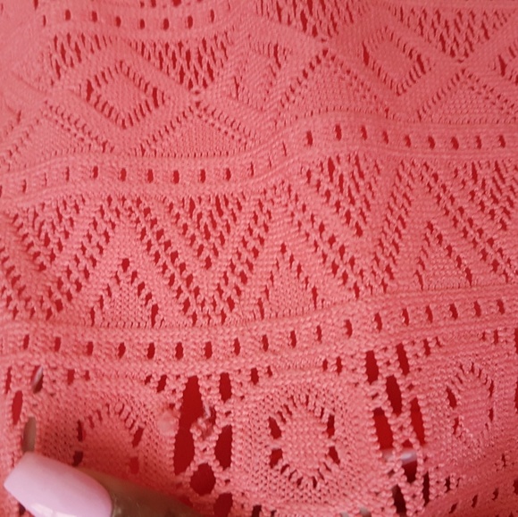 V-Neck Coral Dress - Picture 5 of 5